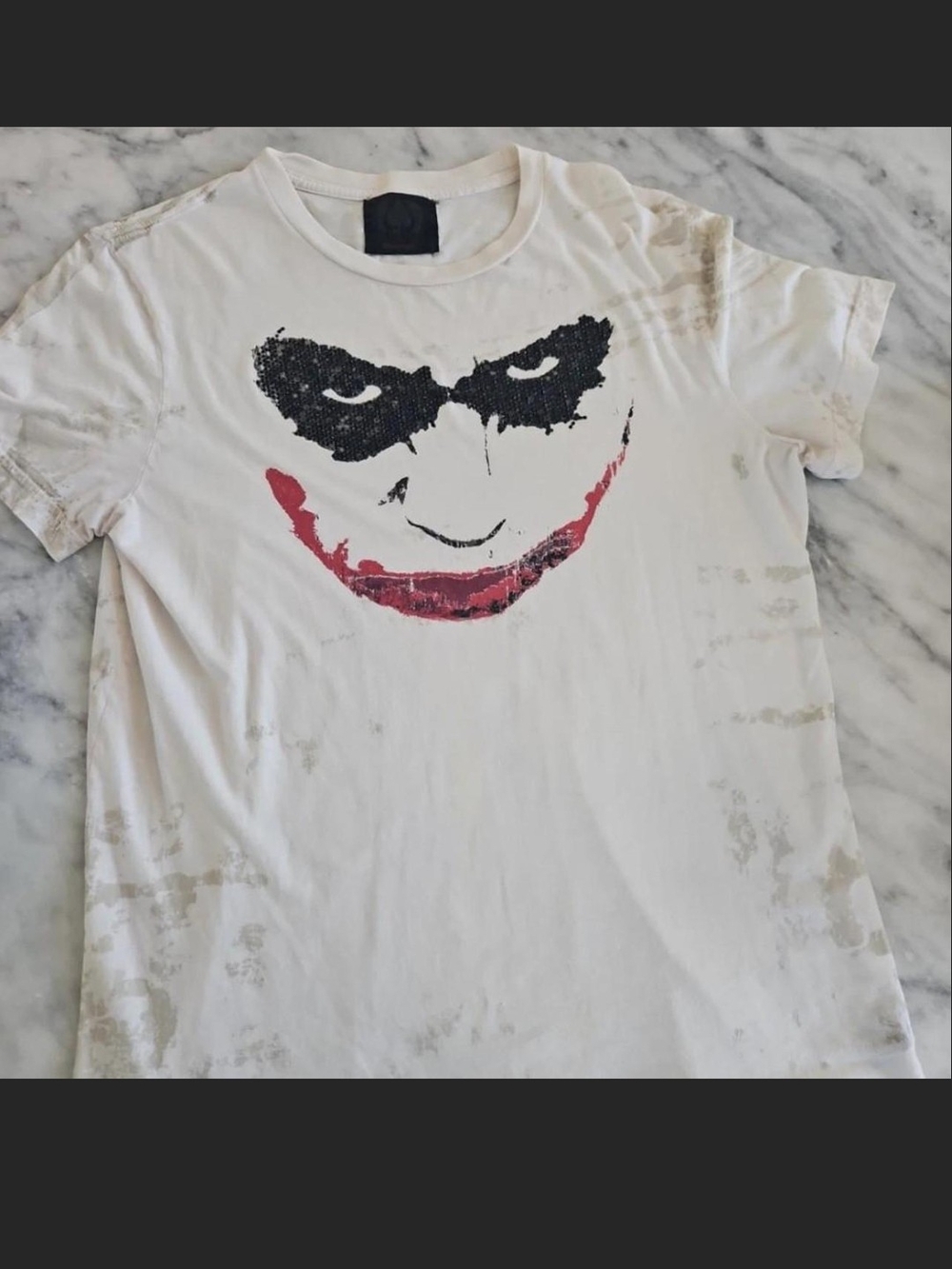 Salvage Archival Dark Knight Joker T-shirt. L